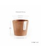 Amsterdam Mini small pot 10 Terracotta Small pots