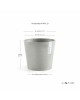 Amsterdam Mini small pot 17 White Grey Small pots