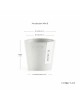 Amsterdam Mini small pot 8 Pure White Small pots