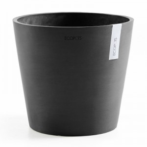 Amsterdam round pot 40 Dark Grey