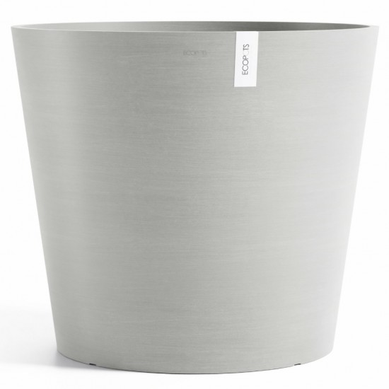 Amsterdam round pot 70 White Grey Amsterdam pot 