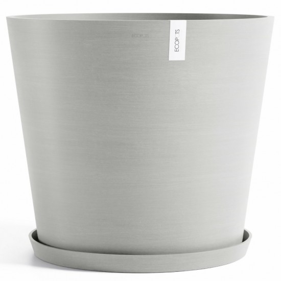 Amsterdam round pot 70 White Grey Amsterdam pot 