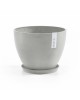 Antwerp round pot 30 White Grey Antwerp pot 