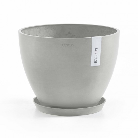Antwerp round pot 40 White Grey Antwerp pot 