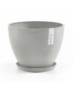 Antwerp round pot 50 White Grey Antwerp pot 