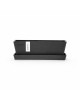 Rectangular planter Bruges Mini 25 Dark Grey with saucer Renctangular bruges mini