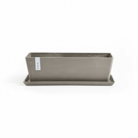 Rectangular planter Bruges 45 Taupe Renctangular bruges