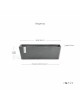 Rectangular planter Bruges 55 Grey Renctangular bruges