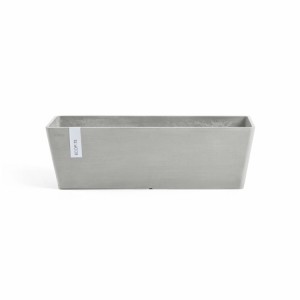 Rectangular planter Bruges 55 White Grey