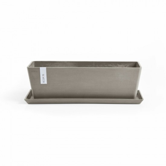 Rectangular planter Bruges 65 Taupe Renctangular bruges