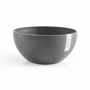 Round bowl pot Brussels 30 Grey