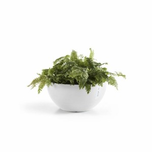 Round bowl pot Brussels 30 Pure White