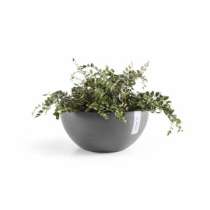 Round bowl pot Brussels 35 Grey