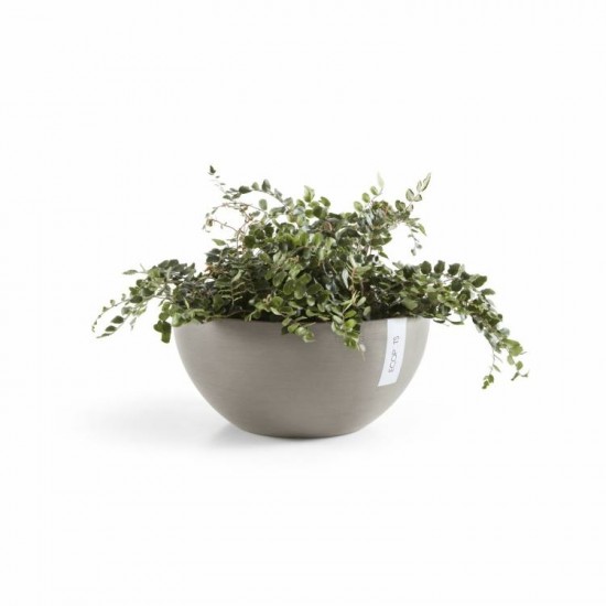 Round bowl pot Brussels 35 Taupe Brussels pot 