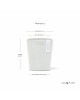 Morinda orchid pot 11 Pure White Small pots