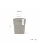 Morinda orchid pot 11 Taupe Small pots