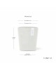 Morinda orchid pot 14 Pure White Small pots