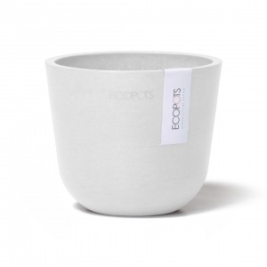 Oslo Mini small pot 11 Pure White