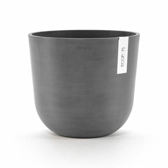 Oslo round pot 25 Grey Oslo pot 