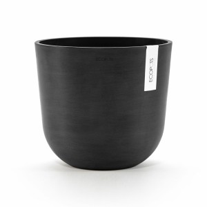 Oslo round pot 25 Dark Grey