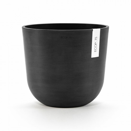 Oslo round pot 25 Dark Grey Oslo pot 