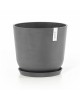 Oslo round pot 35 Grey Oslo pot 