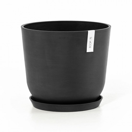 Oslo round pot 35 Dark Grey Oslo pot 