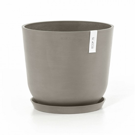 Oslo round pot 35 Taupe Oslo pot 