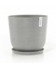 Oslo round pot 45 White Grey Oslo pot 