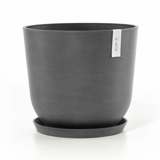 Oslo round pot 45 Grey Oslo pot 