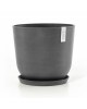 Oslo round pot 45 Grey Oslo pot 