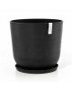 Oslo round pot 55 Dark Grey Oslo pot 