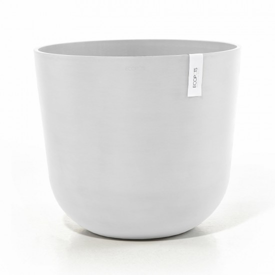 Oslo round pot 55 Pure White Oslo pot 