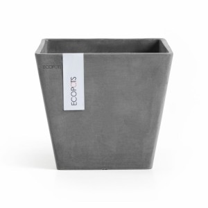 Rotterdam square pot 20 Grey