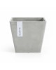 Rotterdam square pot 20 White Grey Rotterdam pot 