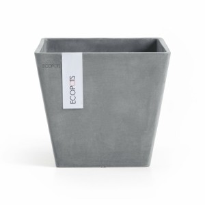 Rotterdam square pot 20 Blue Grey