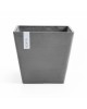 Rotterdam square pot 40 Grey Rotterdam pot 