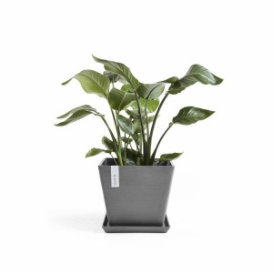 Rotterdam square pot 40 Grey