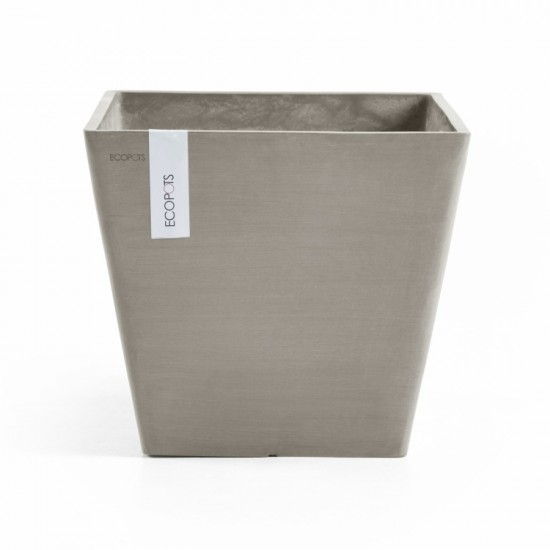 Rotterdam square pot 40 Taupe Rotterdam pot 