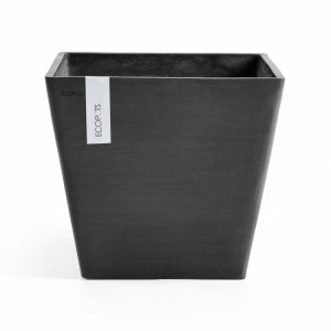 Rotterdam square pot 50 Dark Grey