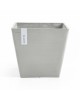 Rotterdam square pot 50 White Grey Rotterdam pot 