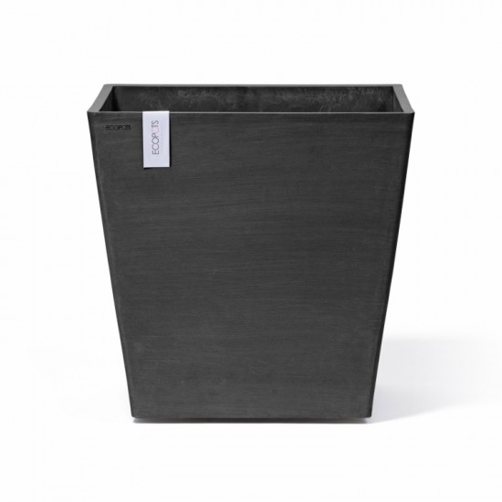 Rotterdam Wheels square pot 50 Dark Grey Rotterdam pot 