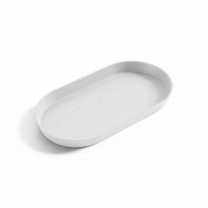 Saucer oval Tokyo 30 Pure White 