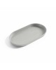 Saucer oval Tokyo 30 White Grey Oval saucers