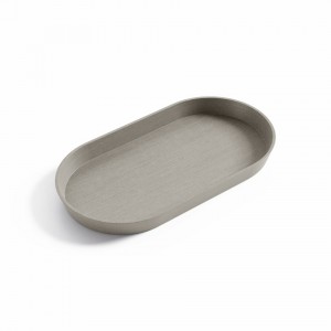 Saucer oval Tokyo 30 Taupe
