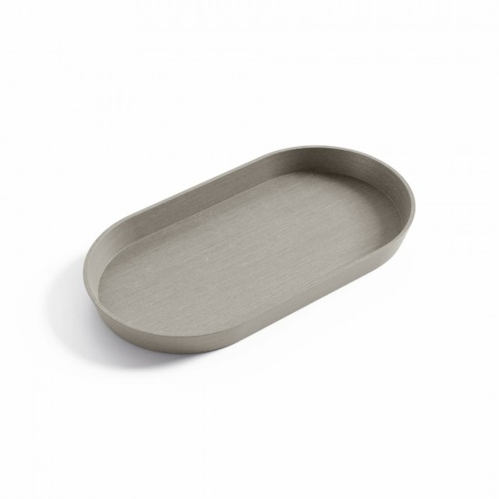 Saucer oval Tokyo 30 Taupe Oval saucers