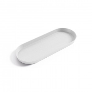 Saucer oval Tokyo 40 Pure White 