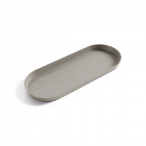 Saucer oval Tokyo 40 Taupe