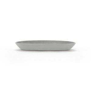 Saucer oval Sofia 30 White Grey