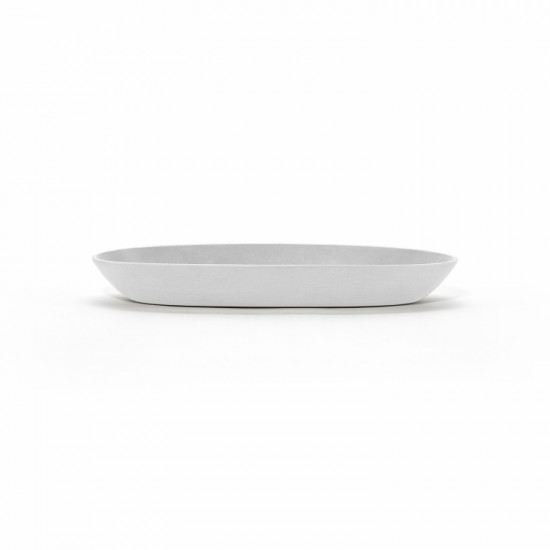 Saucer oval Sofia 30 Pure White Oval saucers